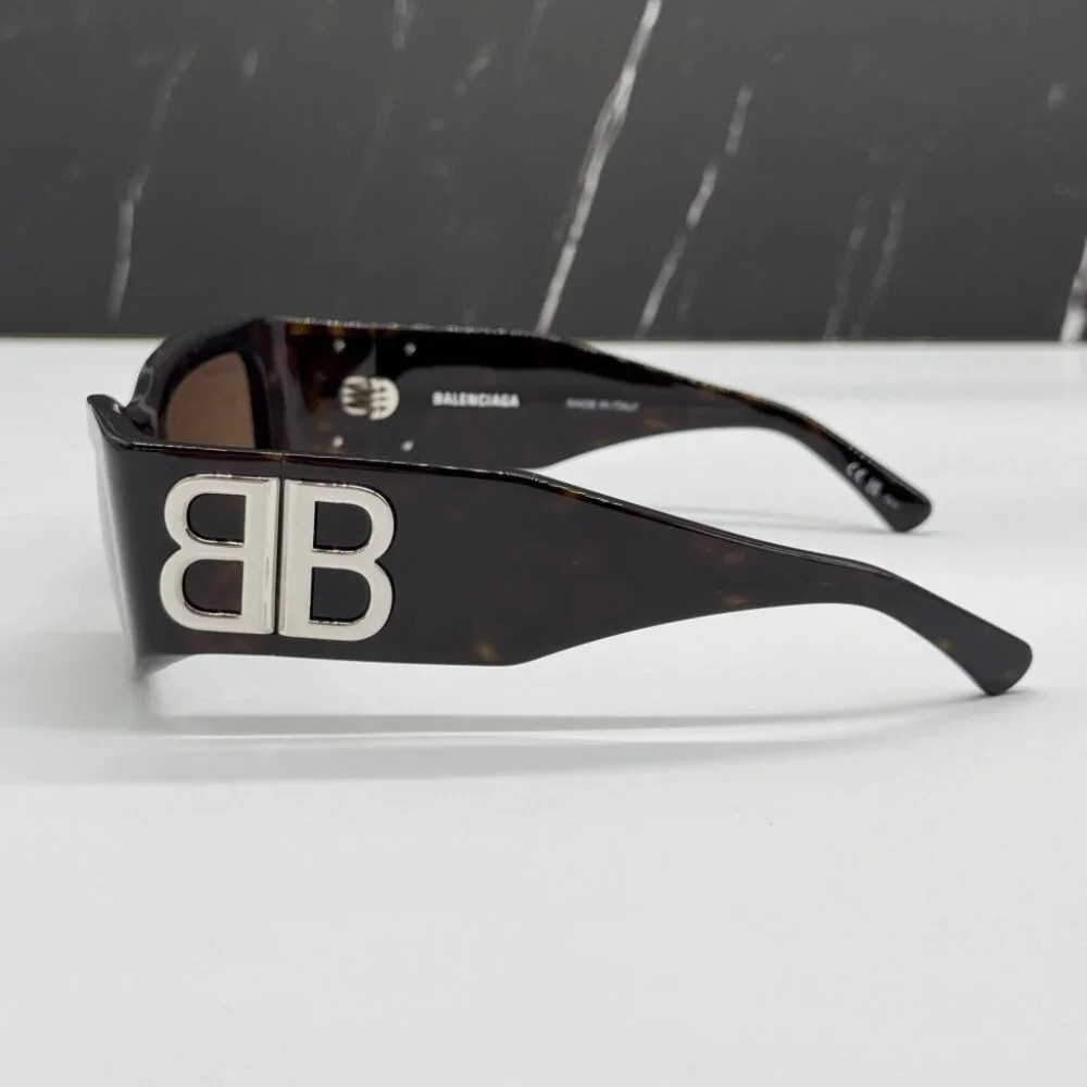 NEW BALENCIAGA BB0360S 002 UNISEX HAVANA SUNGLASSES